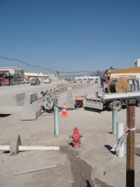 Construction Site at KAT Lube and Asphalt Plant in Erbil, Afghanistan